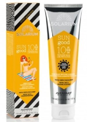 SOLARIUM SUN GOOD VISO & CORPO CREMA PROTETTIVA SPF.10 ILLUMINANTE 150ml.
