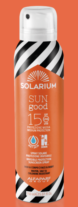 SOLARIUM SUN-GOOD SPRAY PROTEZIONE INVISIBILE  SPF.15 - viso&corpo 150ml