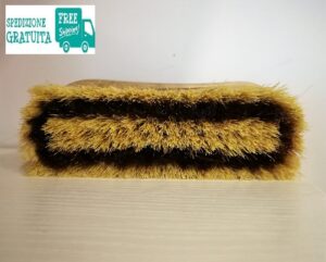 Spazzola De Beauté Per Spazzolatura a Secco Con Setole in Rame e Tampico Naturale – Anticellulite Drenante Rigenerante (possibilità di personalizzazione con un minimo di 5 Pezzi) MADE in ITALY