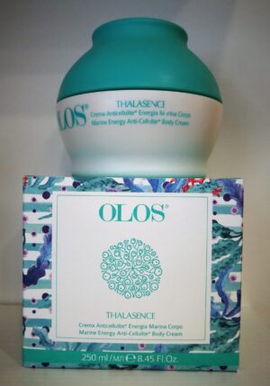 Olos Thalasence Crema Anticellulite Energia Marina Corpo da 250ml per riattivare il microcircolo cutaneo, drenare e combattere gli inestetismi legati alla cellulite.