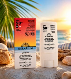 Solarium Stick Solare Gel Trasparente Spf50+ Viso e Corpo 9ml