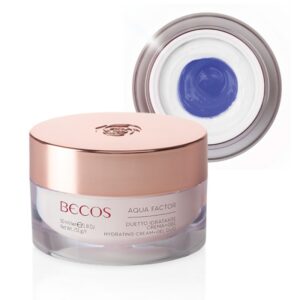Becos Aqua Factor - Duetto Idratante Crema-Gel Viso 50ml  Rughe , Disidratazione , Secchezza Pelle , Pelle Opaca SPEDIZIONE GRATUITA