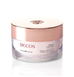BECOS AQUA FACTOR - CREMA IDRATANTE VISO 50ml disseta e nutre la pelle in profondità a lungo