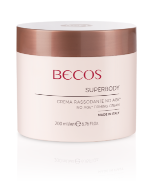 Becos Superbody - Crema Rassodante No Age 200ml - Crema Corpo Anti-Età che contrasta il cedimento dei Tessuti