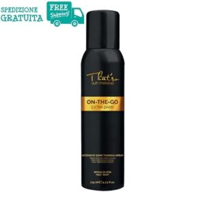 THAT'SO On The Go SPRAY ABBRONZANTE con DHA 10% colore EXTRA-DARK da 125ml