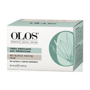 Olos Crema Viso Purificante Anti Imperfezioni 50ml - pelli impure dall’efficacia localizzata, su pori, punti neri e brufoli e globale sulla qualità della pelle