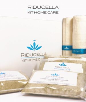 RIDUCELLA KIT HOME CARE TRATTAMENTO LOCALIZZATO per detossinare, rimodellare e drenare cosce, glutei e addome con l’efficacia dei sali minerali naturali Riducella.