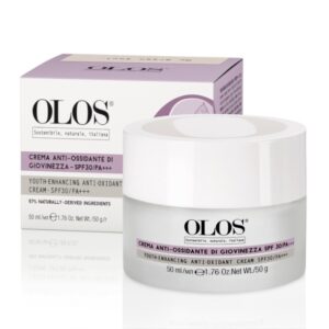 OLOS CREMA VISO ANTI-OSSIDANTE DI GIOVINEZZA SPF30/PA+++ 50 ml - Rughe, Disidratazione, Secchezza Pelle, Pelle Denutrita