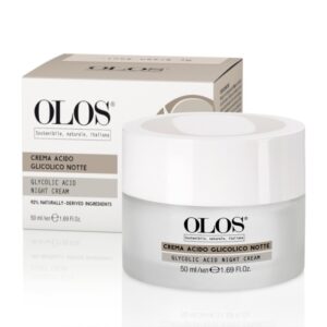 OLOS CREMA VISO ACIDO GLICOLICO NOTTE 50 ml - Pelle Asfittica, Pelle Colorito Disomogeneo, Pelle Colorito Spento
