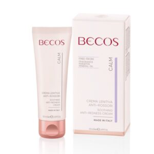 Becos Calm - Crema Lenitiva Anti-Rossori 50ml -Dimentica Rossori, Fastidi E Pizzicori. Accogli un Nuovo Comfort Sulla Pelle – Ideale per Couperose, Capillari, Irritazioni Pelle, Pelle Sottile e Sensibile, Pelle Delicata