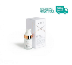 Natì ABT8.0 Acqua Biotecnologica al 97% - FLUIDO VISO-CORPO BIO-QUANTISTICO VIBRAZIONALE 15ml per raggiungere i livelli più profondi della pelle e agire alla causa dello stress cellulare, l’origine degli inestetismi.