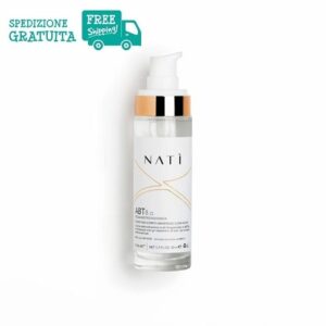 Natì ABT8.0 Acqua Biotecnologica al 97% - FLUIDO VISO-CORPO BIO-QUANTISTICO VIBRAZIONALE 50ml per raggiungere i livelli più profondi della pelle e agire alla causa dello stress cellulare, l’origine degli inestetismi.