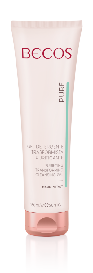 Becos Pure Gel Detergente Trasformista 150ml - Seborea , Pelle Impura , Pelle Oleosa , Pelle Con Intolleranze