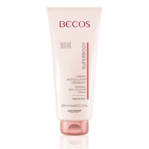 Becos Superbody - Crema Anticellulite Drenante MAXI SIZE 300ml - Favorisce il Drenaggio dei Liquidi in Eccesso