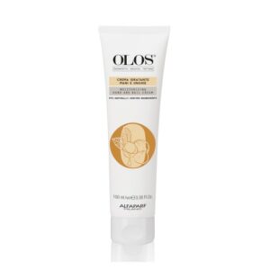 Olos Crema Idratante Mani e Unghie 100ml. idrata perfettamente la pelle delle mani, proteggendola da sbalzi climatici e invecchiamento precoce