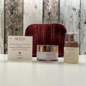Becos Lifting Beauty Routine Face Kit - Crema Lift Define Liftante Levigante 50ml + Siero Aqua Factor Idratante All'Acido Ialuronico 30ml