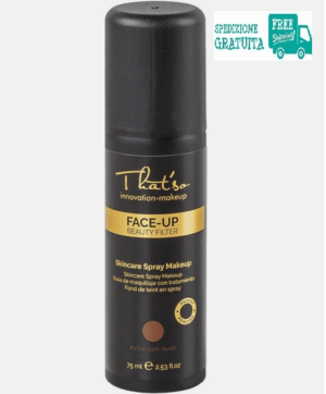 That’so Face Up - Beauty Filter Extra Dark Nude 75ml – Fondotinta Spray colore Molto Scuro