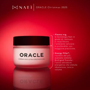 Natì Oracle - Crema Viso Ultra-Idratante 24h 50ml + 4 Sieri Biorivatilizzanti - con Acqua Biotecnologia Vibrazionale