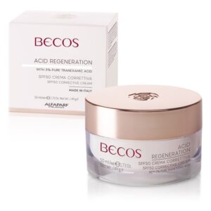 Becos Acid Regeneration - Crema Correttiva Viso con Acido Tranexamico Puro al 3% SPF50 50ml
