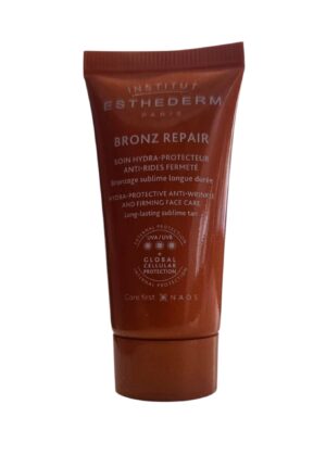Institut Esthederm Bronz Repair Mini Size - Soin hydra-Protecteur Anti-Rides Fermeté (Protezione 3 soli) 15ml - Crema Solare Antirughe Viso Specifica per Esposizioni a Sole di Intensità Forte